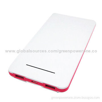 Super slim, PU surface power bank with 6,000mAh, GP168